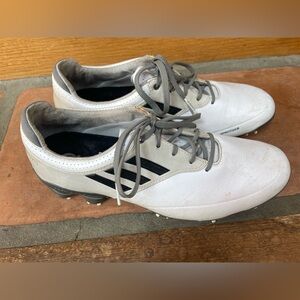 adidas Men’s White & Black Athletic Cleats